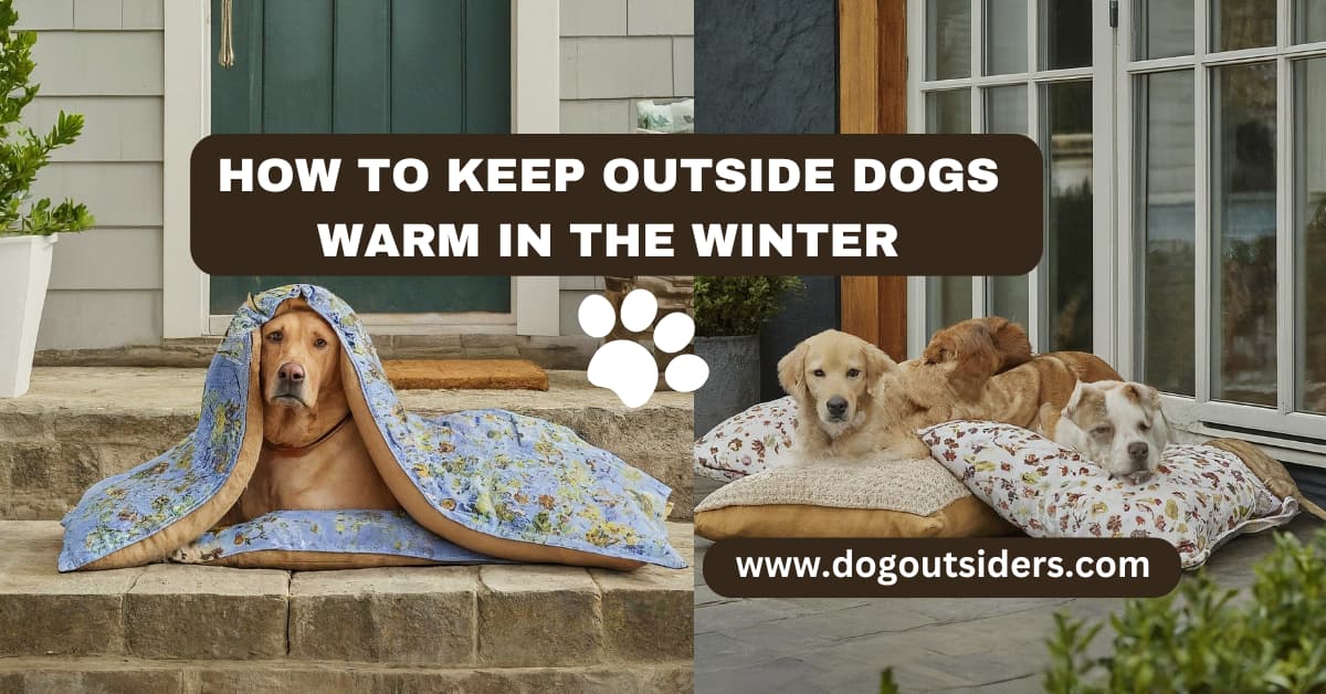 How to Keep Outside Dogs Warm in the winter Dog Outsiders